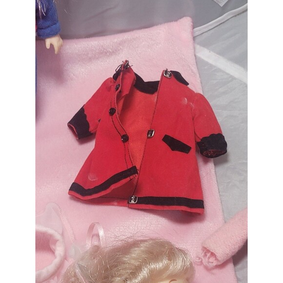 Vintage 1984 + Pink Ginny Doll Clothes Case Trunk Closet Suitcase Dolls - Picture 10 of 16